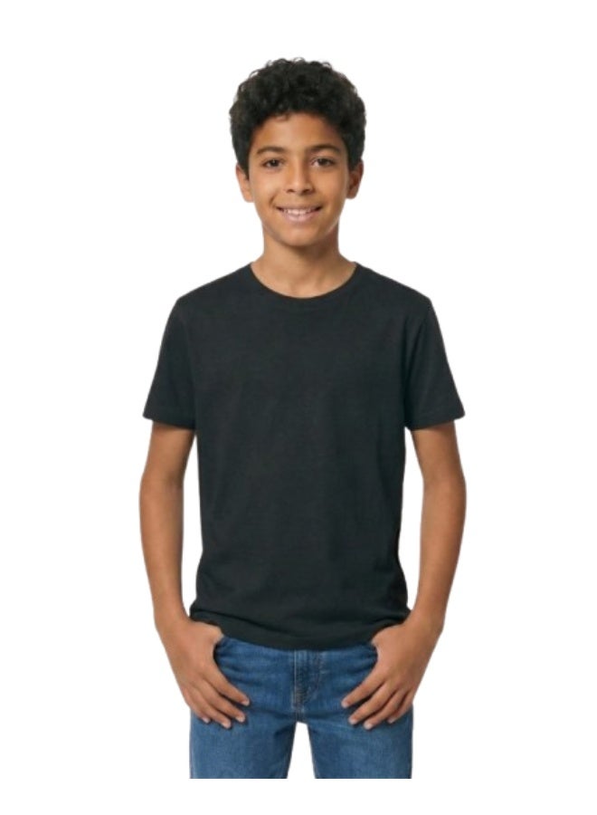 Feathers تيشيرت أولادي Feathers برقبة دائرية من قطن 100% – ناعم ومريح وقابل للتنفس، مناسب للأعمار من 10 إلى 16 سنة - Image 1